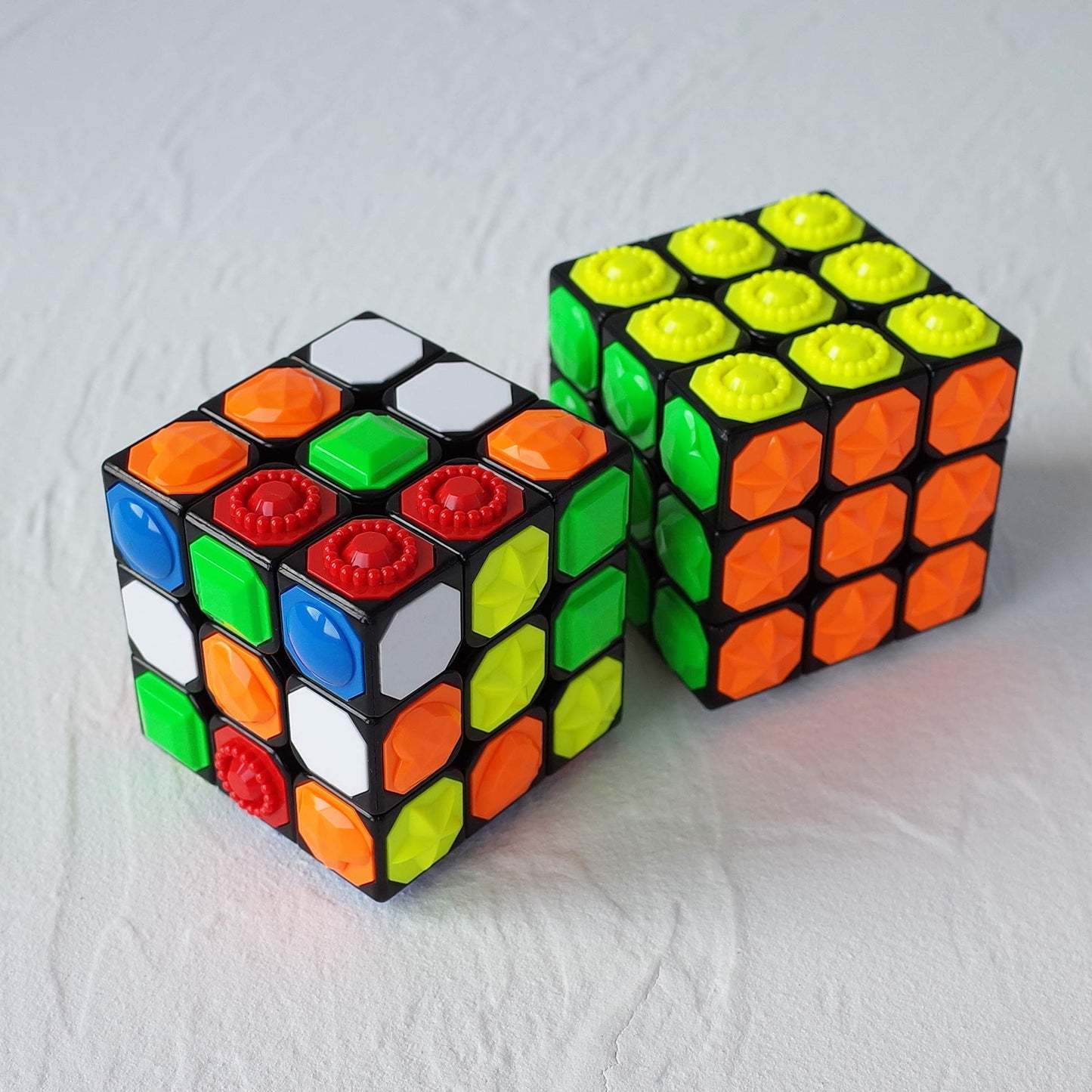 3X3x3 Magic Cube Tactile Cube for Blind 3D Embossed Braille Fingerprint Speed Cube