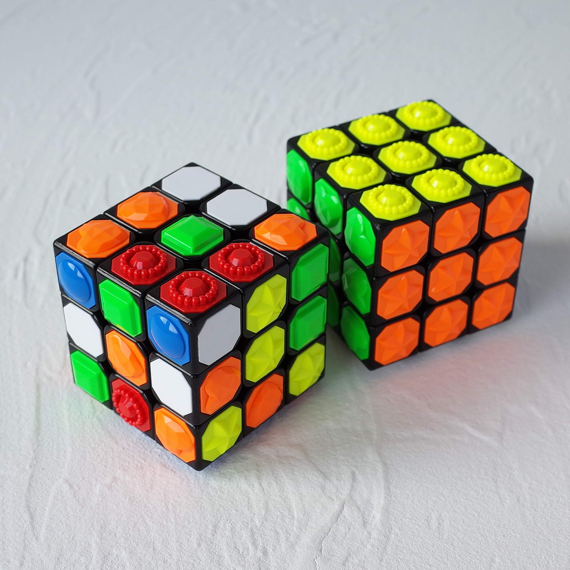 3X3x3 Magic Cube Tactile Cube for Blind 3D Embossed Braille Fingerprint Speed Cube