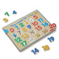 Melissa & Doug Numbers Sound Puzzle - Wooden Counting Puzzle with Light-Activated Sound Effects (21 Pcs)