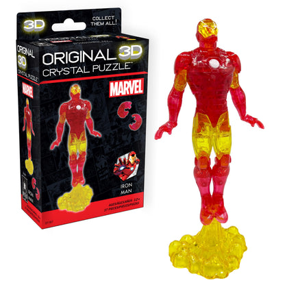 Marvel Iron Man Crystal 3D Puzzle, 37-Pc Brain Teaser, Ages 12+