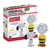 Snoopy and Charlie Brown Deluxe Original 3D Crystal Puzzle from BePuzzled, 3D Crystal Puzzles and Brainteasers for Puzzlers and Collectors Ages 12