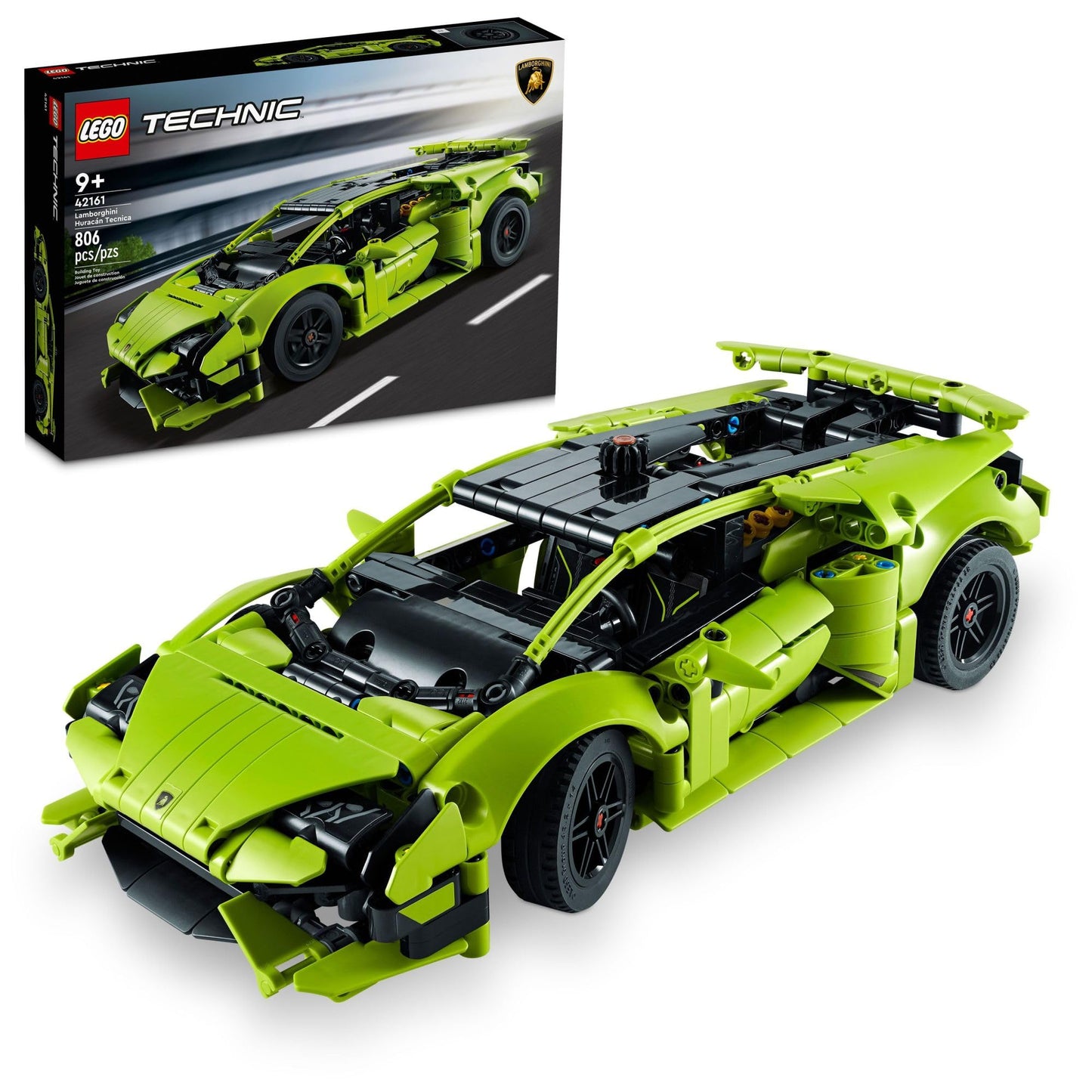 LEGO Technic Lamborghini Huracán Tecnica Advanced Sports Car Building Kit for Kids Ages 9 and up Who Love Engineering and Collecting Exotic Sports Car