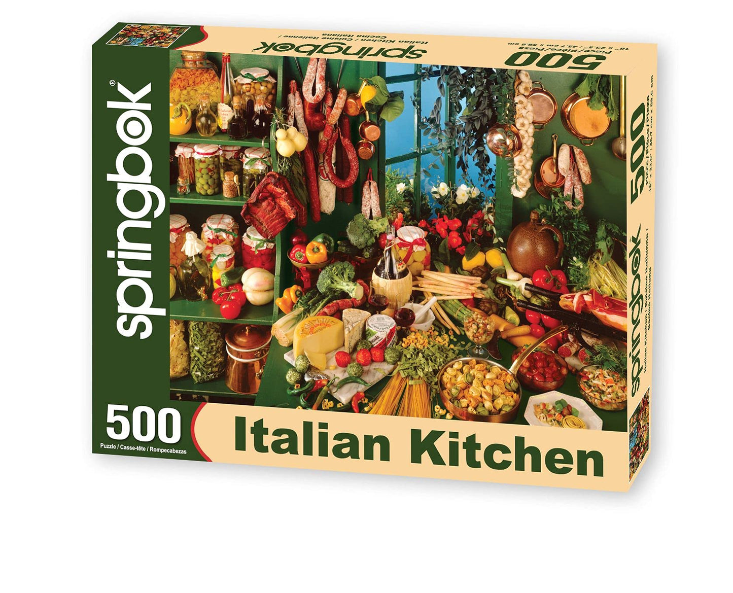 Springbok's 500 Piece Jigsaw Puzzle Italian Kitchen - Made in USA