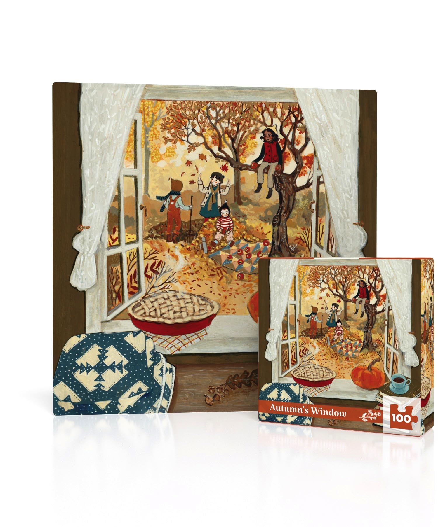 New York Puzzle Company - Loré Pemberton Moon Garden Mini - 100 Piece Jigsaw Puzzle for Family Game Nights by Loré Pemberton