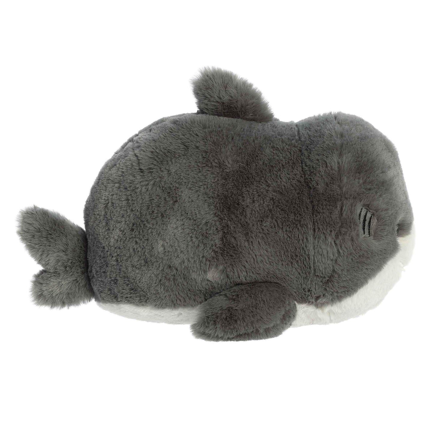 Aurora® Adorable Spudsters™ Sebastian Shark™ Stuffed Animal - Round Shape Makes for Comforting Cuddles - Perfect for Kids All Ages and Animal Loving