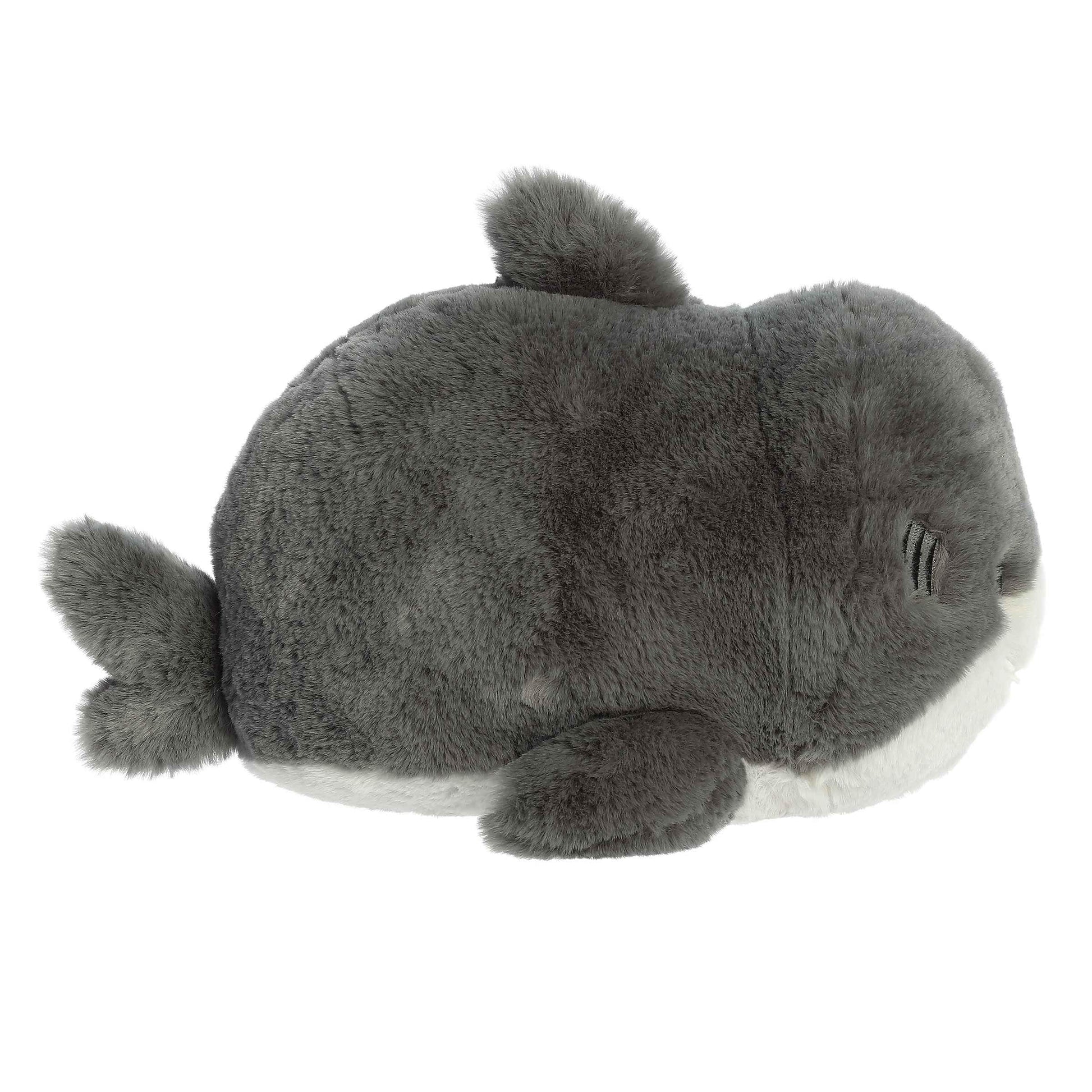 Aurora® Adorable Spudsters™ Sebastian Shark™ Stuffed Animal - Round Shape Makes for Comforting Cuddles - Perfect for Kids All Ages and Animal Loving