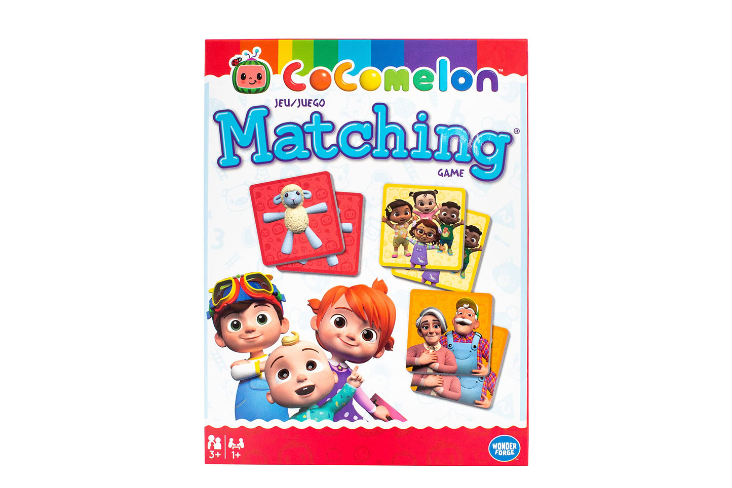 Wonder Forge CoComelon Memory Game - Engaging Brain Teaser for Kids & Adults | Enhances Focus & Matching Skills | Features Beloved Characters | Ideal