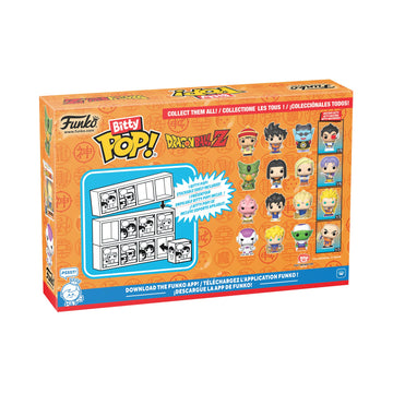 Funko Pop! Bitty: Dragon Ball Z 4-Pack - Cell, Android 17, Android 18, and A Surprise Mystery Mini Figure - Anime Collectable - Stackable Display