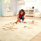 Melissa & Doug Swivel Bridge Wooden Train Set (47 pcs)