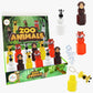 Animal Safari Zoo Bubbles, Includes Bubble Wand - Pack of 12 Hexagon Jungle Bubble Bottles Party Favors, 3" Bottle Themed Birthday Party Favors, Goody