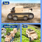 6-in-1 STEM Kits for Kids Age 8-12, Educational STEM Toys for Boys and Girls, Wooden Building Kit for Kids STEM Science Experiments Kit, Ideal