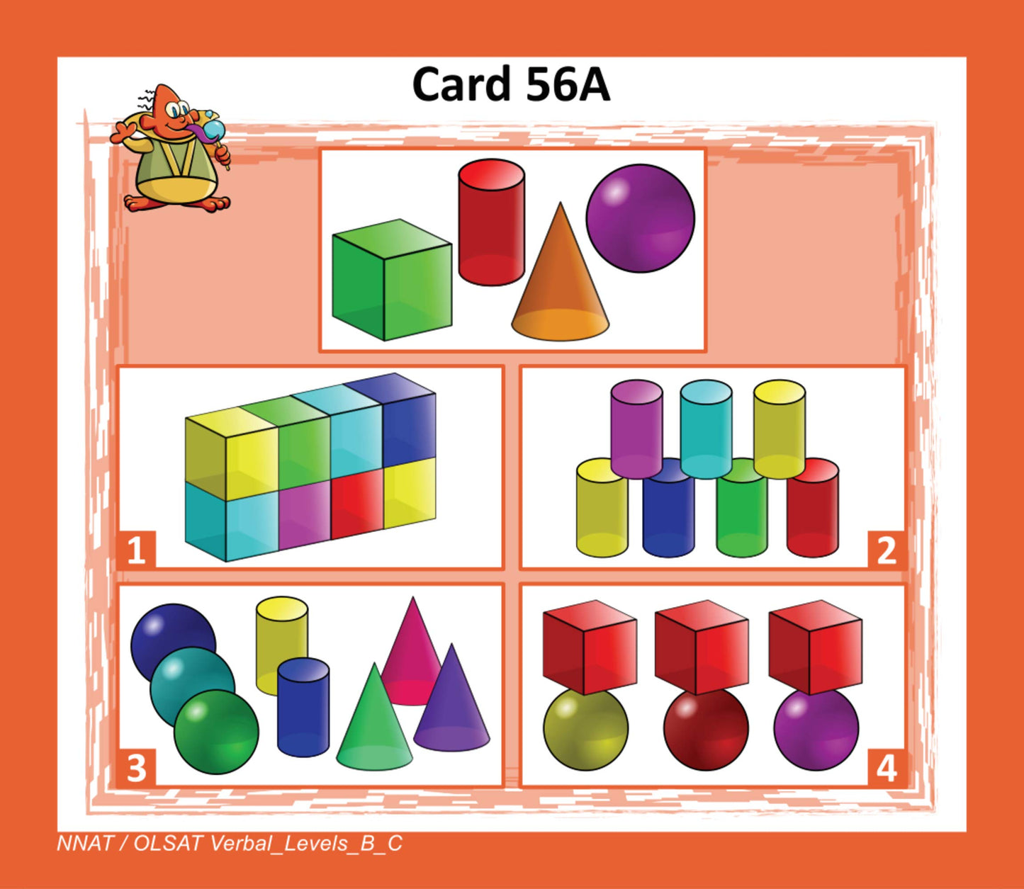TestingMom.com NNAT and OLSAT Test Prep Flash Cards - NYC Gifted and Talented - Grade 1 (Level B) - Grade 2 (Level C) - 140+ Practice Questions - Tips