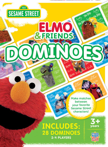 MasterPieces Kids Games - Sesame Street Picture Dominoes - Game for Kids and Family
