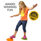 NATIONAL GEOGRAPHIC Stepping Stones for Kids - 10 Soft Durable, Encourage Toddler Balance & Gross Motor Skills, Indoor & Outdoor Toys, Balance Stones