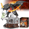 KHEO Magic Rings Battle Construction Building Set, Guardian Showdown Dark Lord Monsters Building Toys, Monsters Building Block Collection Gift