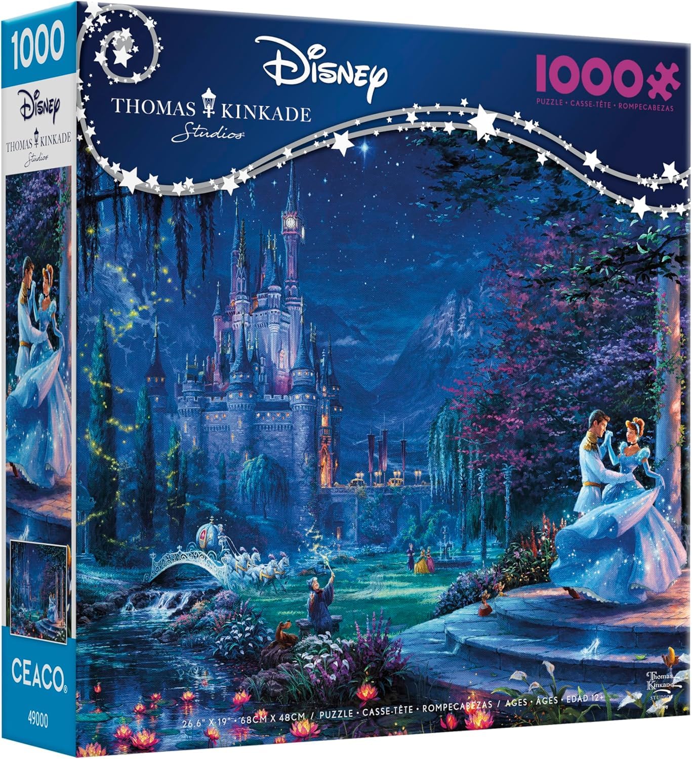 Ceaco - Thomas Kinkade Disney - Cinderella - 1000 Piece Puzzle for Adults