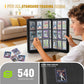 Trading Card Binder, Card Binder 9 Pocket for Trading Cards, Holds 540 Cards, Zippered Premium Card Collection Binder Album for Game Card, Sports
