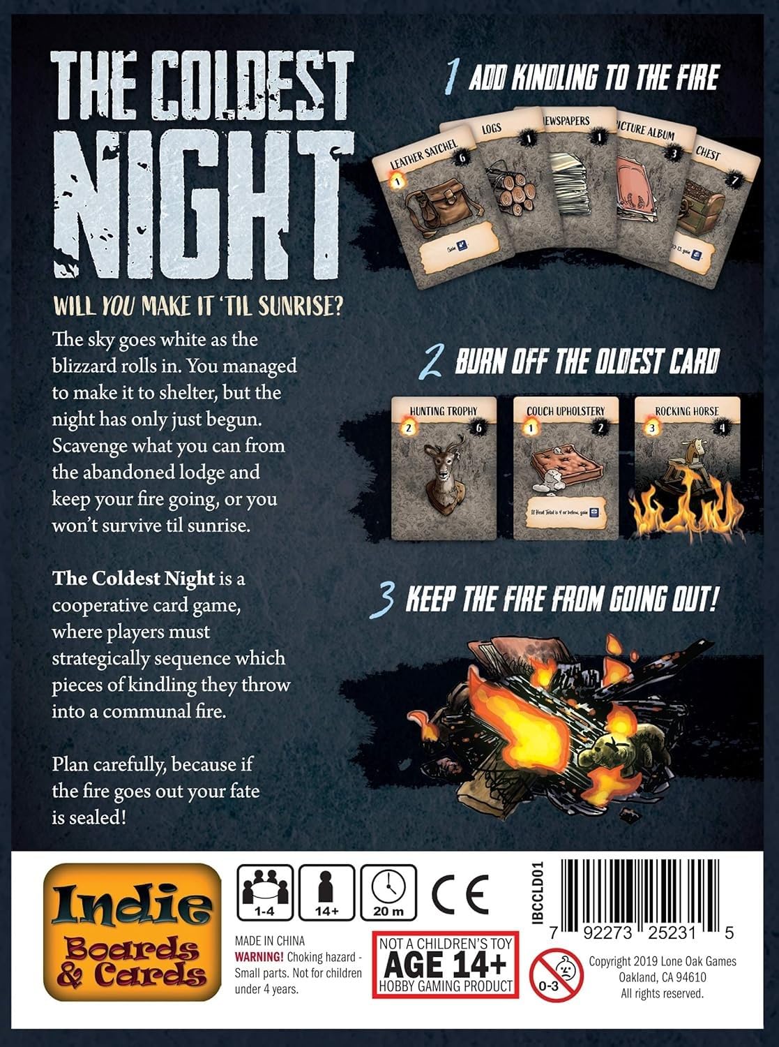 Indie Boards and Cards Coldest Night, Orange