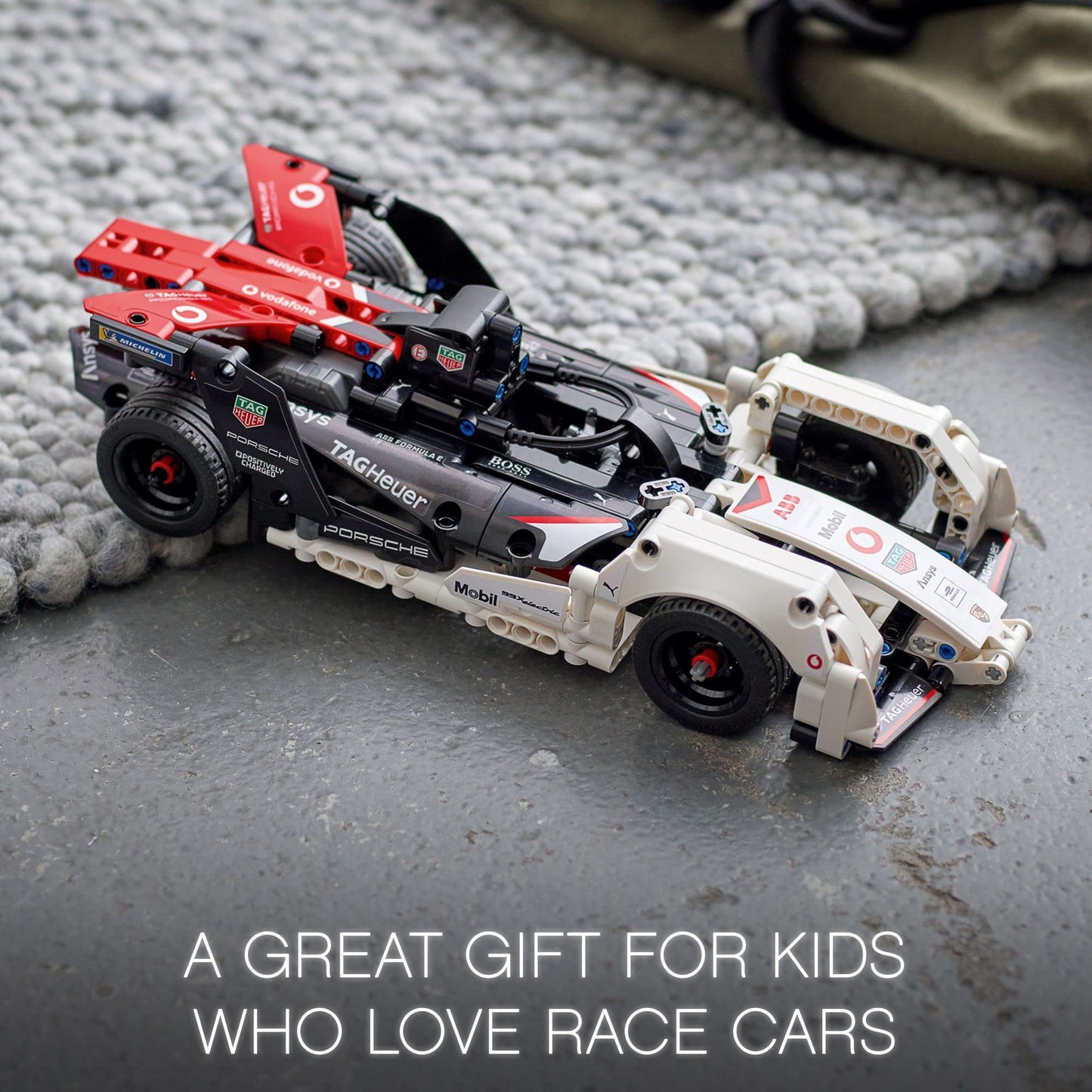 LEGO Technic Formula E Porsche 99X Electric Car Model Building Set, Pull-Back Toy Race Car Champion Winner, Comes with an Immersive AR App, Gift