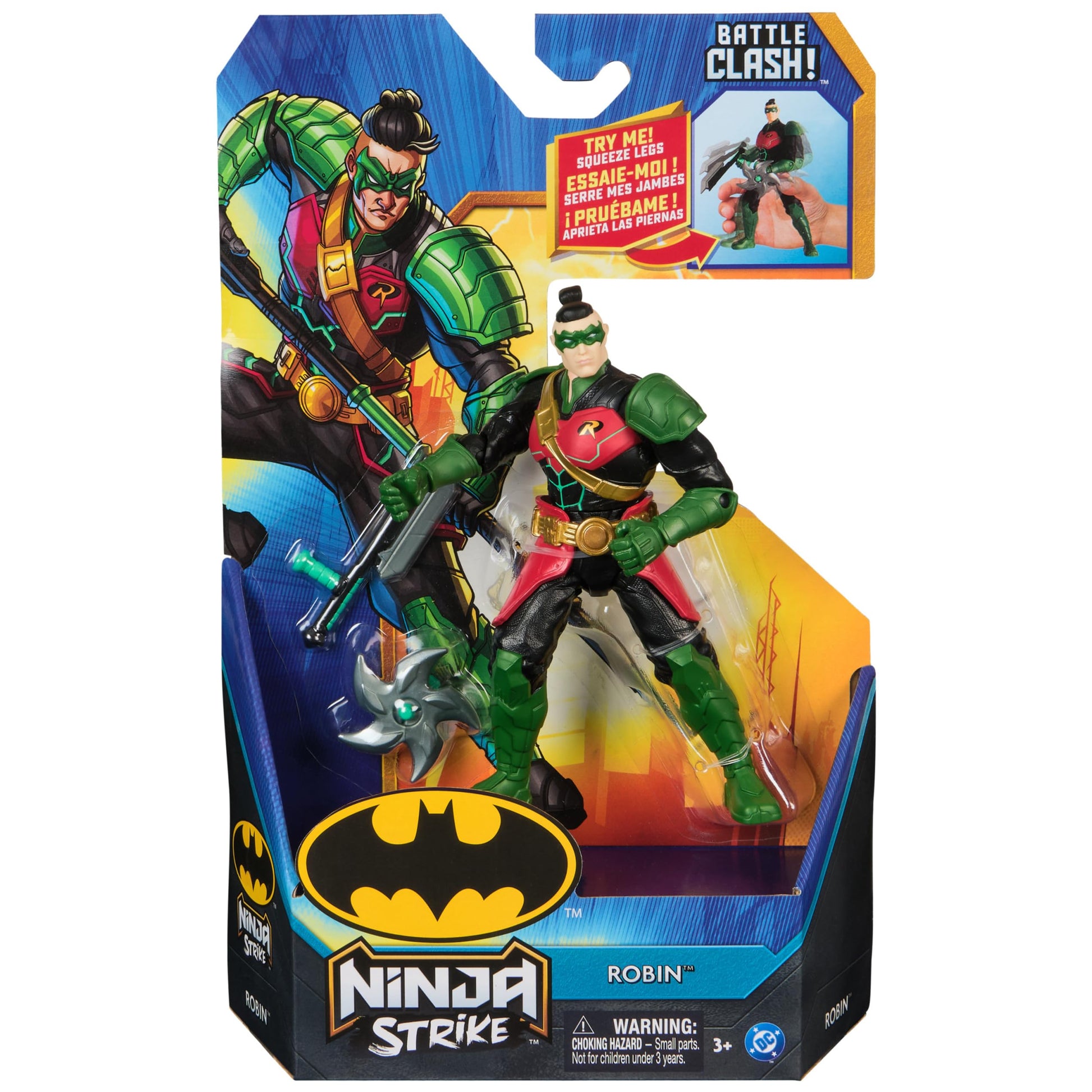 DC Comics Battle Clash Robin Action Figure, 6-Inch