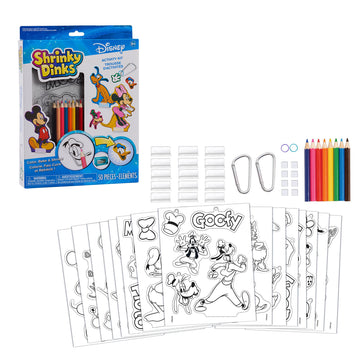 Shrinky Dinks Disney Classics Kit, 15 Pre-Printed Shrinky Dinks Sheets, Kids Toys for Ages 5 Up by Just Play
