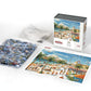 Boardwalk Seaside Carnival 500 Piece Jigsaw Puzzle Beach Summer Fun Puzzles with Premium Box, Gift for Adults and Family 16"x20"