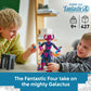 LEGO Marvel Fantastic Four vs. Galactus Construction Figure - Super Hero Building Toy - 4 Minifigures, Including The Thing, Invisible Woman and Human