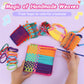 Combaybe Weaving Loom Kit Toys Gift for Kids and Adults-DIY Arts and Crafts Beginner-Friendly Potholder Loom Kit with Loops Tools Funny Birthday Gifts