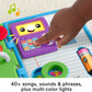 Fisher-Price Baby Learning Toy Laugh & Learn 123 Schoolbook with Music Lights & Activities for Developmental Play Infants Ages 6+ Months