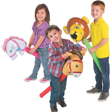 Inflatable Stick Animals Kit 3 Pieces