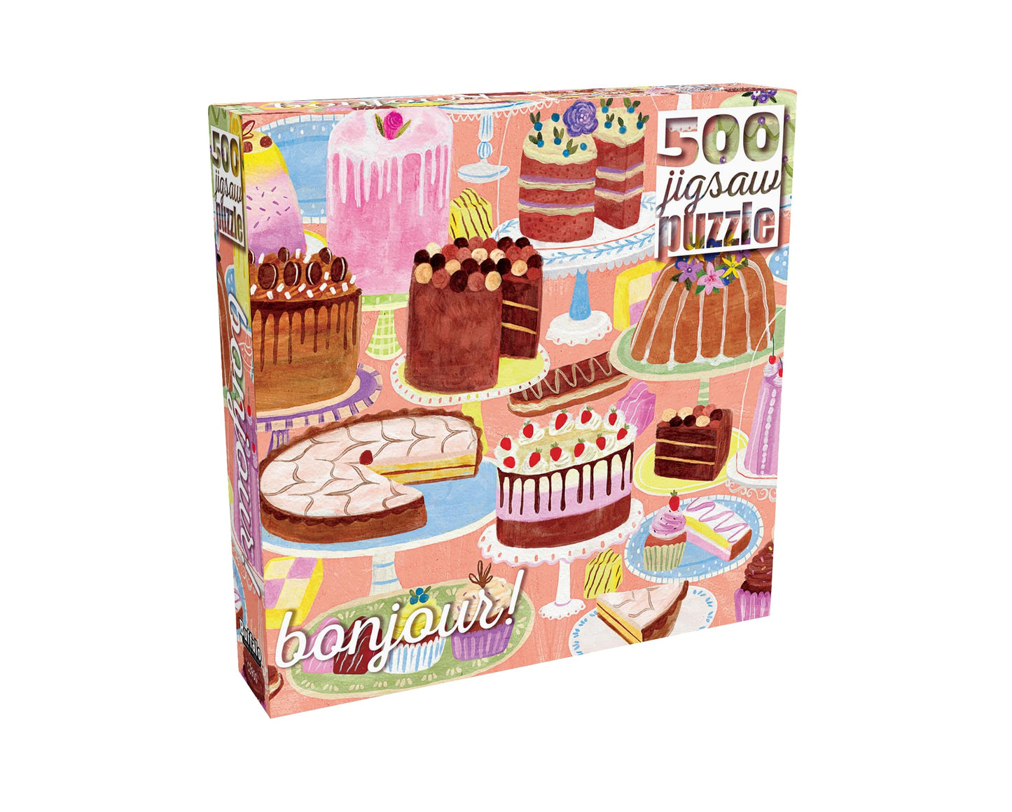 Buffalo Games - Bonjour Cakes Galore - 500 Piece Jigsaw Puzzle for Adults