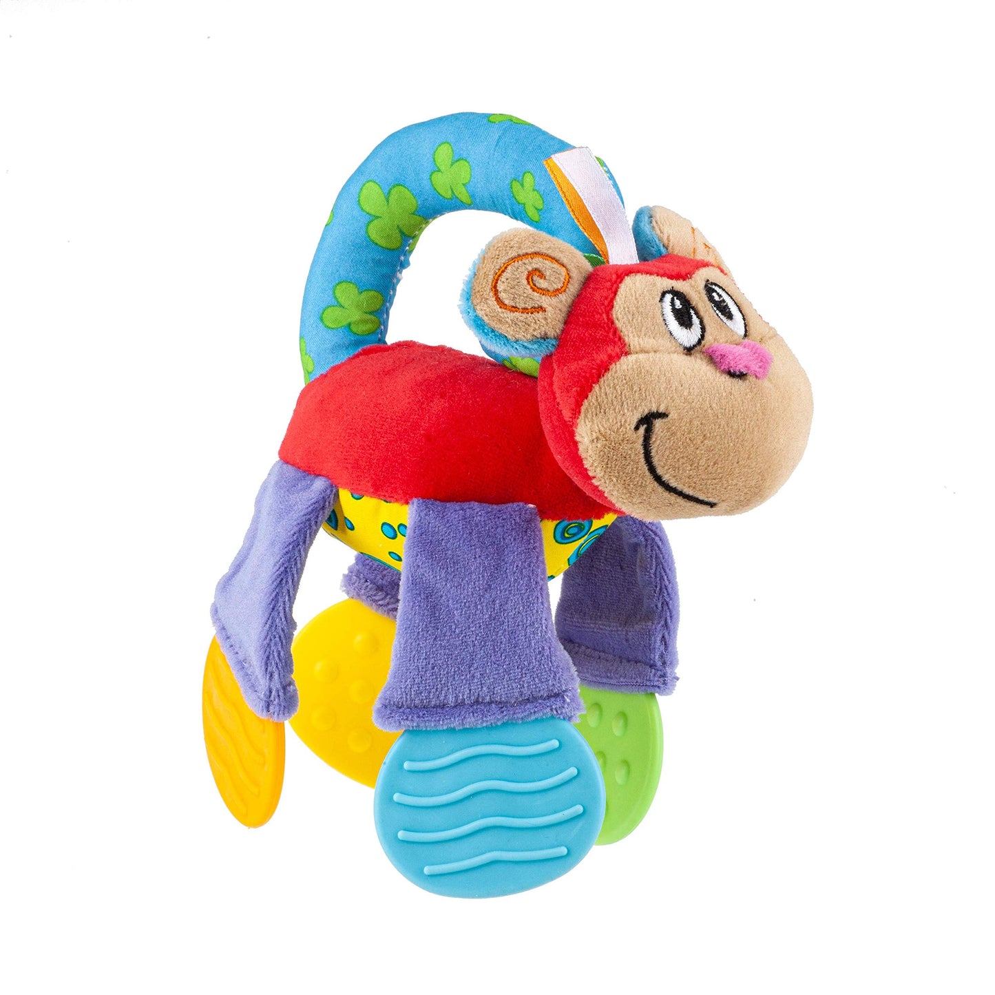 Nuby Floppers Plush Teether - Monkey