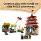 LEGO ONE PIECE Battle at Arlong Park Building Blocks - Pretend Play Building Toy for Boys & Girls, Ages 9+ - 5 Straw Hat Pirates Toy Figures & Playset