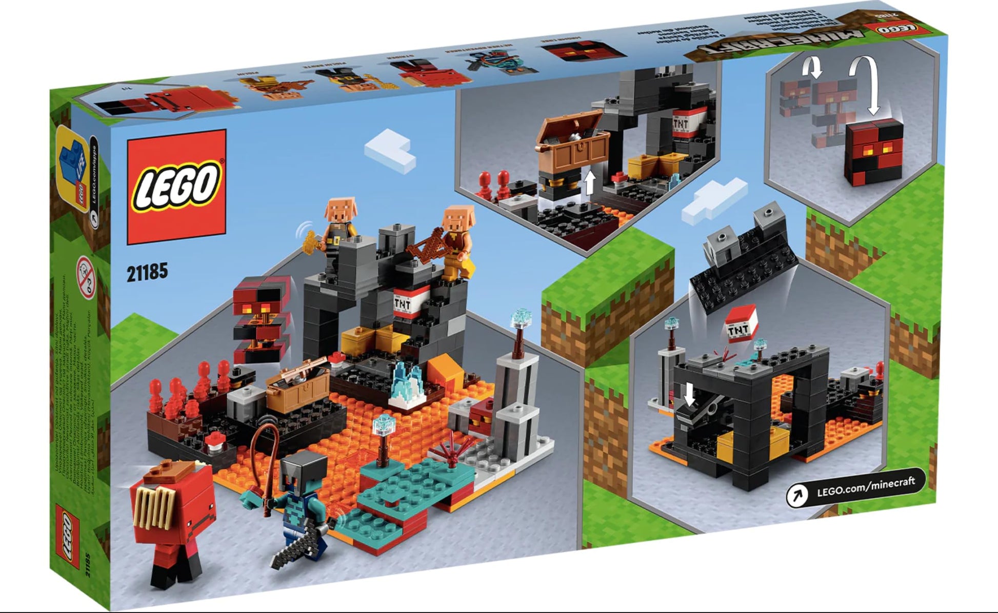 LEGO Minecraft 21185 The Nether Bastion (300 Pieces)