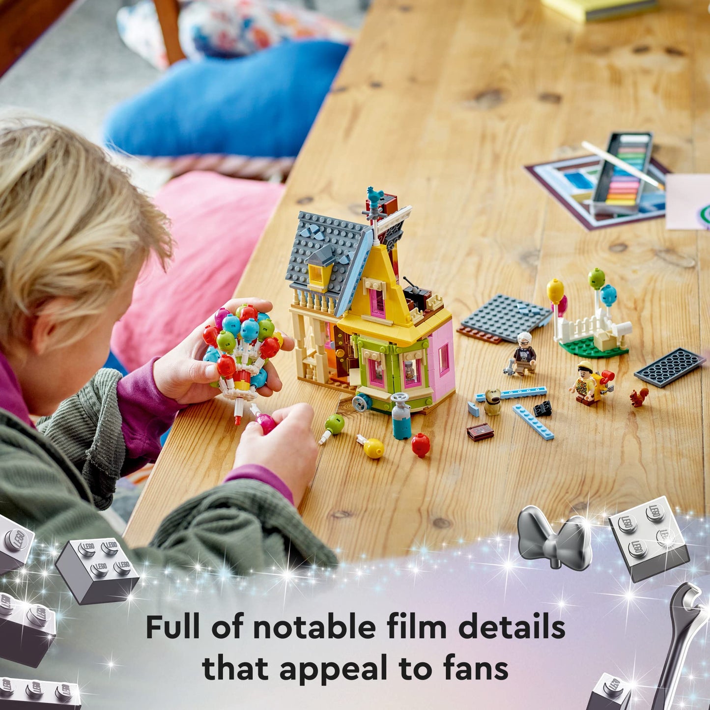 LEGO Disney and Pixar ‘Up’ House Disney 100 Celebration Classic Building Toy Set for Kids and Movie Fans Ages 9 and Up, A Fun Gift for Disney Fans and