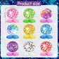 9PCS Disco Honeycomb Centerpieces Disco Ball Party Decorations Colorful Rock and Roll Party Table Centerpieces 50s 70s 80s 90s Disco Music Theme