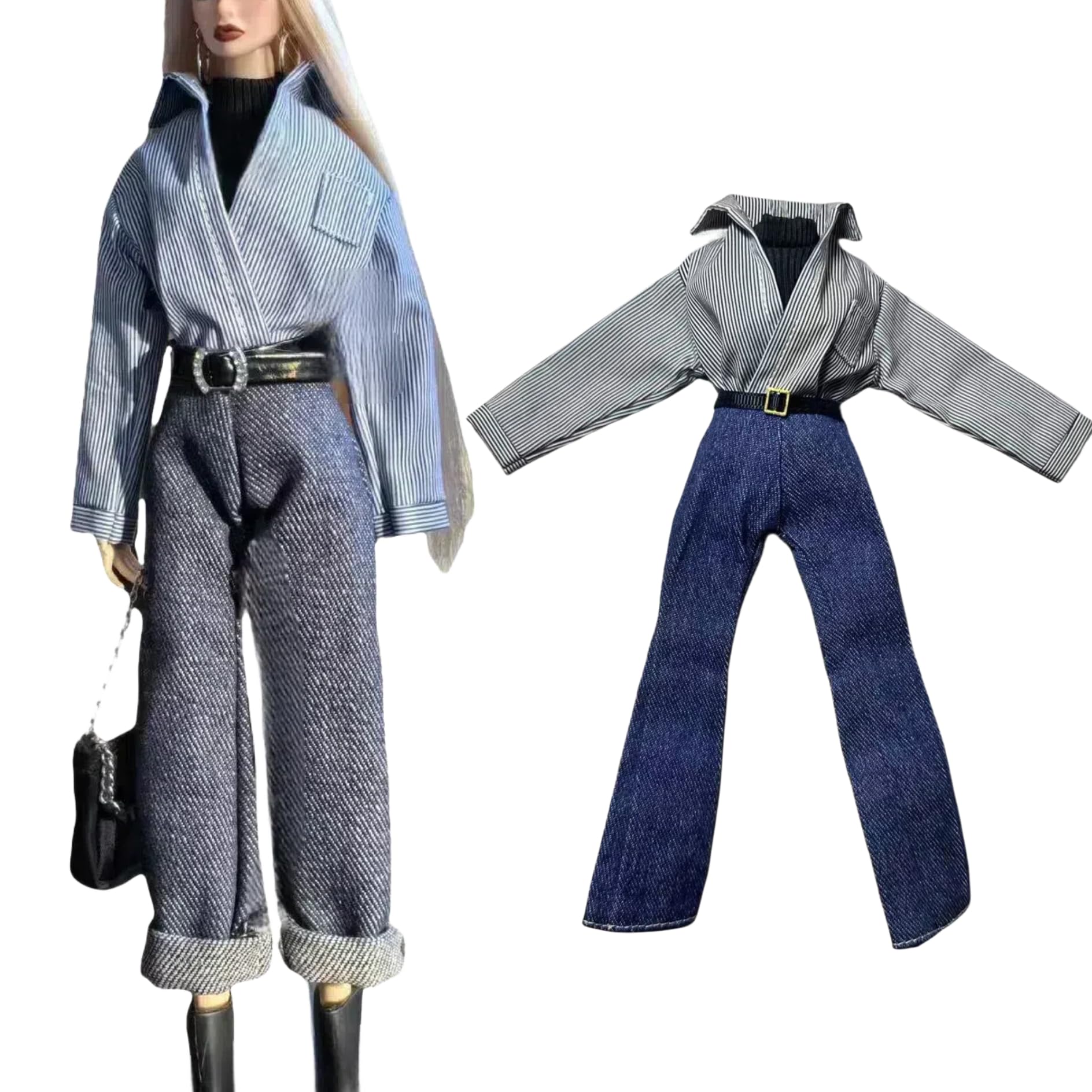 AQQeenmiu Doll Clothing Accessories 11.5-12 in, Dress up Game?Ideal Gifts for All Dolls Lovers (Shirt Set)