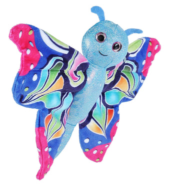 Wild Republic Huggers Colorful Butterfly Stuffed Animal - 8"
