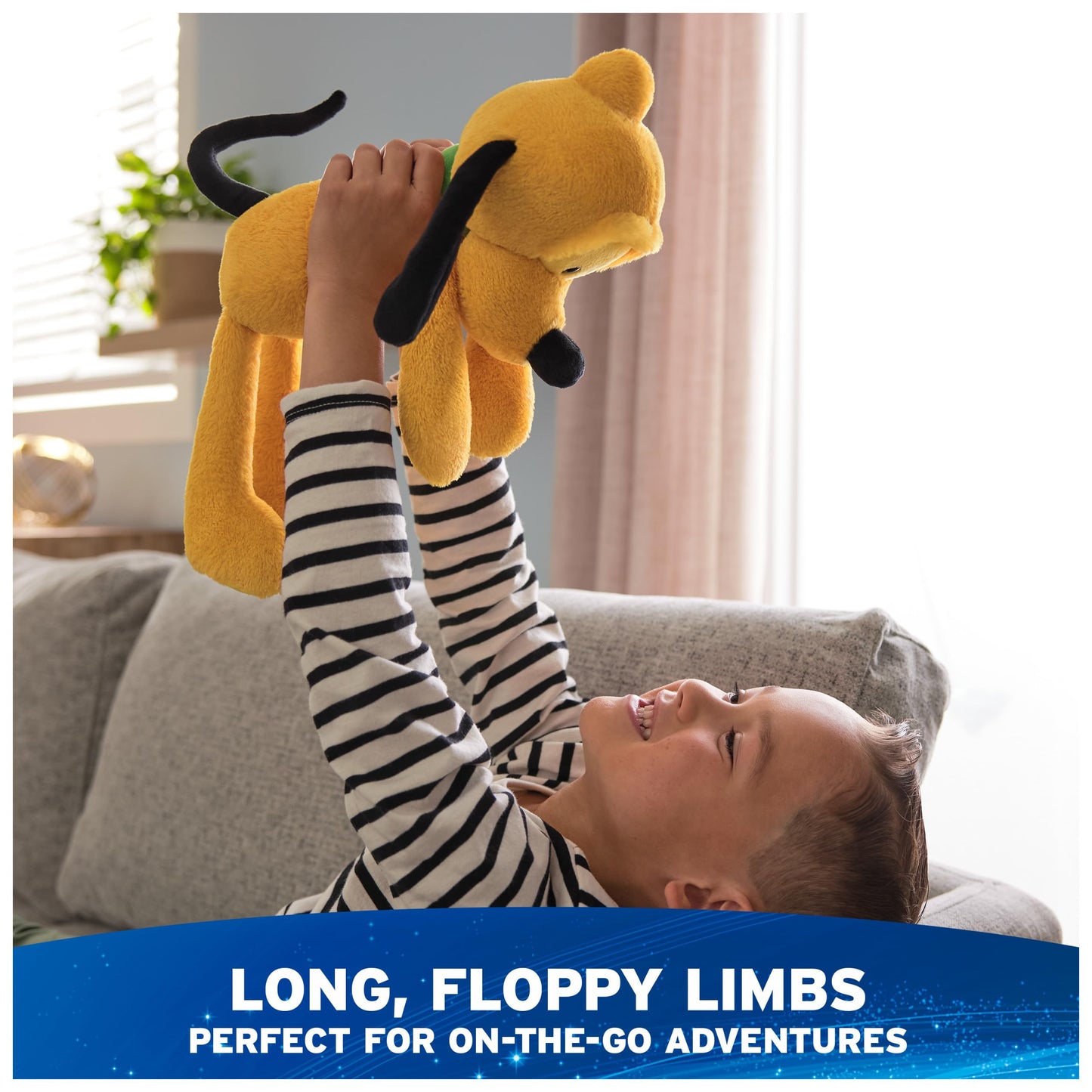 GUND Disney Official Pluto Toothpick 15-Inch Plush Toy for Ages 1+