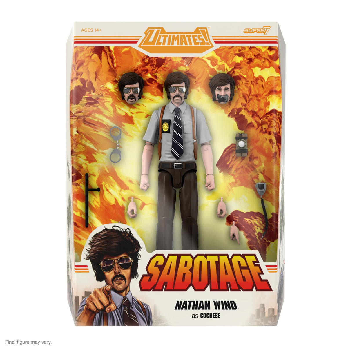 Super7 ULTIMATES! Beastie Boys Nathan Wind Sabotage - 7" Beastie Boys Action Figure with Accessories Hip Hop Collectibles and Retro Toys