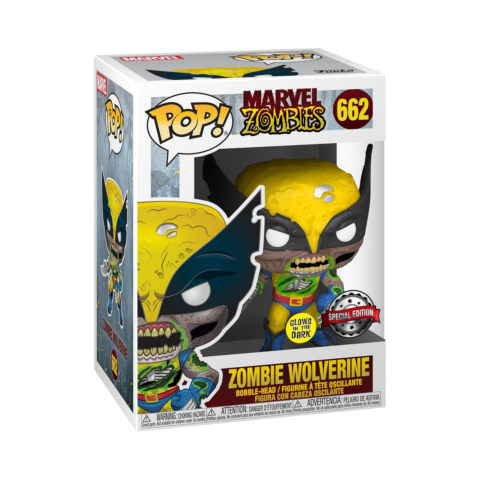 Funko POP! Marvel: Marvel Zombies - Wolverine - Glow in the Dark