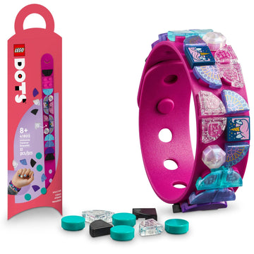 LEGO DOTS Unicorns Forever Toy Bracelet Making Kit 41802, Great Unicorn Gift for Creative Girls and Boys, Bracelet Kit with Sparkly Diamond-Like