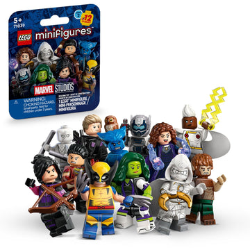 LEGO Minifigures Marvel Series 2 71039 Mystery Blind Box, Surprise Collectible Characters for Role Play or to Add to a Minifigure or Marvel