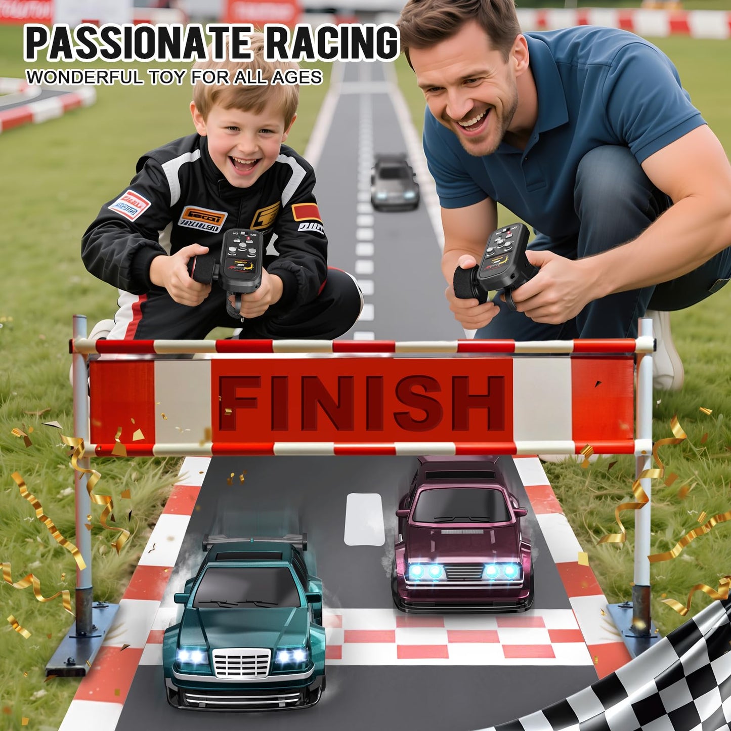 SkyNexus Mini RC Drift Car 1/43 with Gyroscope, 4WD Full Proportional RC Car, 2.4GHZ Hobby Grade Remote Control Cars, RTR Model Vehicle, 20+KM/H High