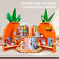 ROLOSO Toy Building Brick Blocks Toys Sets Display Box kit Action Figures Pineapple House Patrick Stone Star Home for Boys and Girls Kids Age 2-4