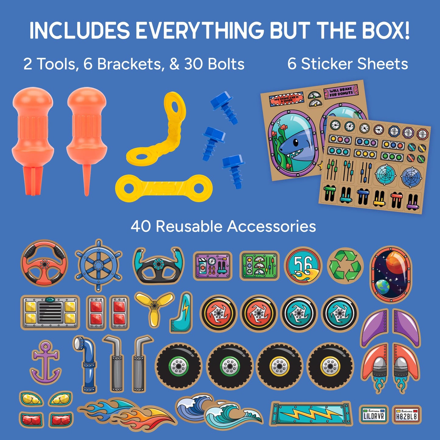 Educational Insights Boxineers Cardboard Vehicles