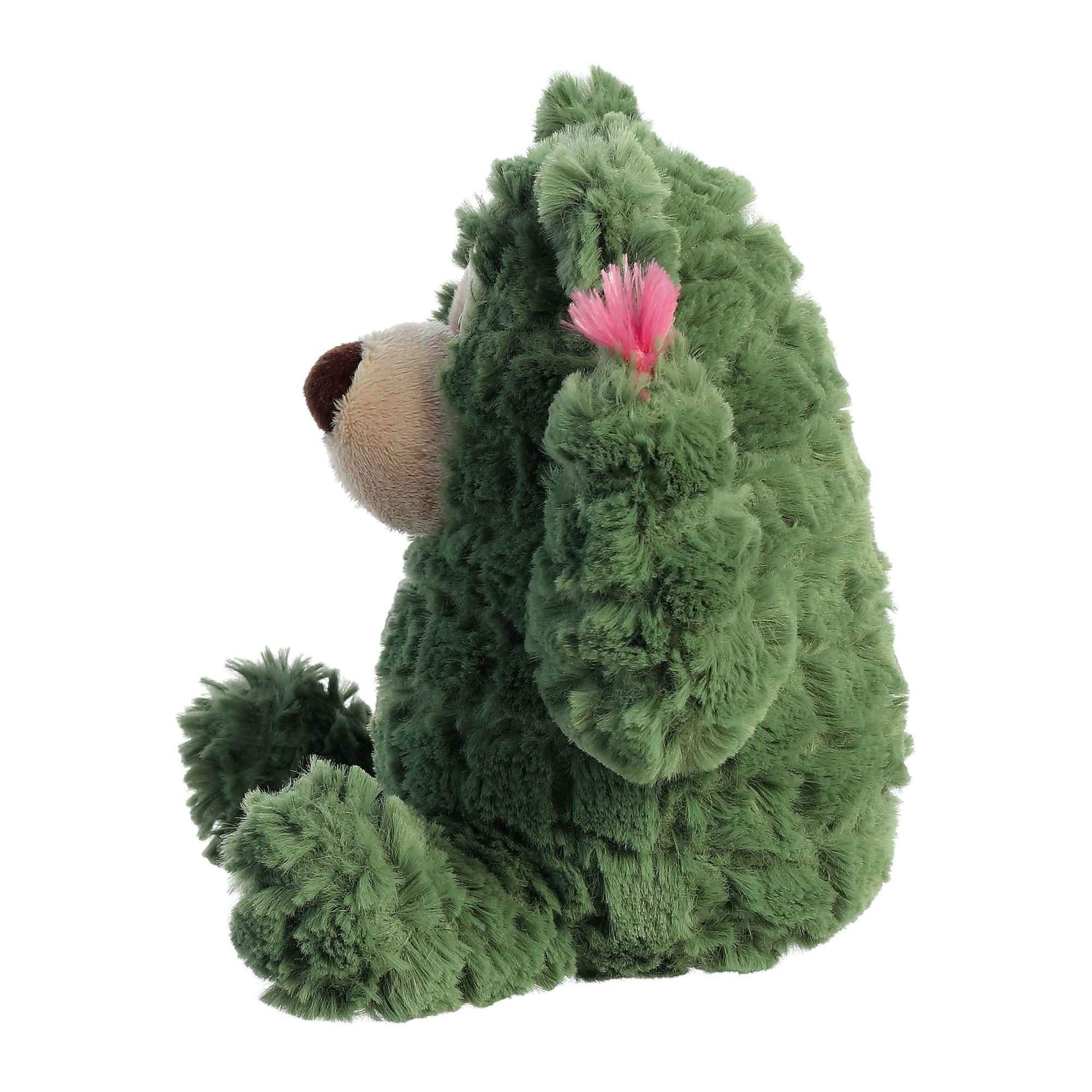 Aurora® Whimsical Cactus Kingdom™ Cactus Bear™ Stuffed Animal - Aesthetic Appeal - Comforting Cuddles - Green 8 Inches