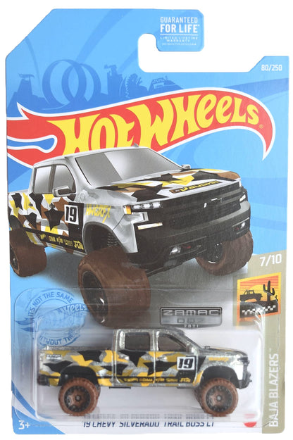 Hot Wheels Zamac '19 Chevy Silverado Trail Boss LT