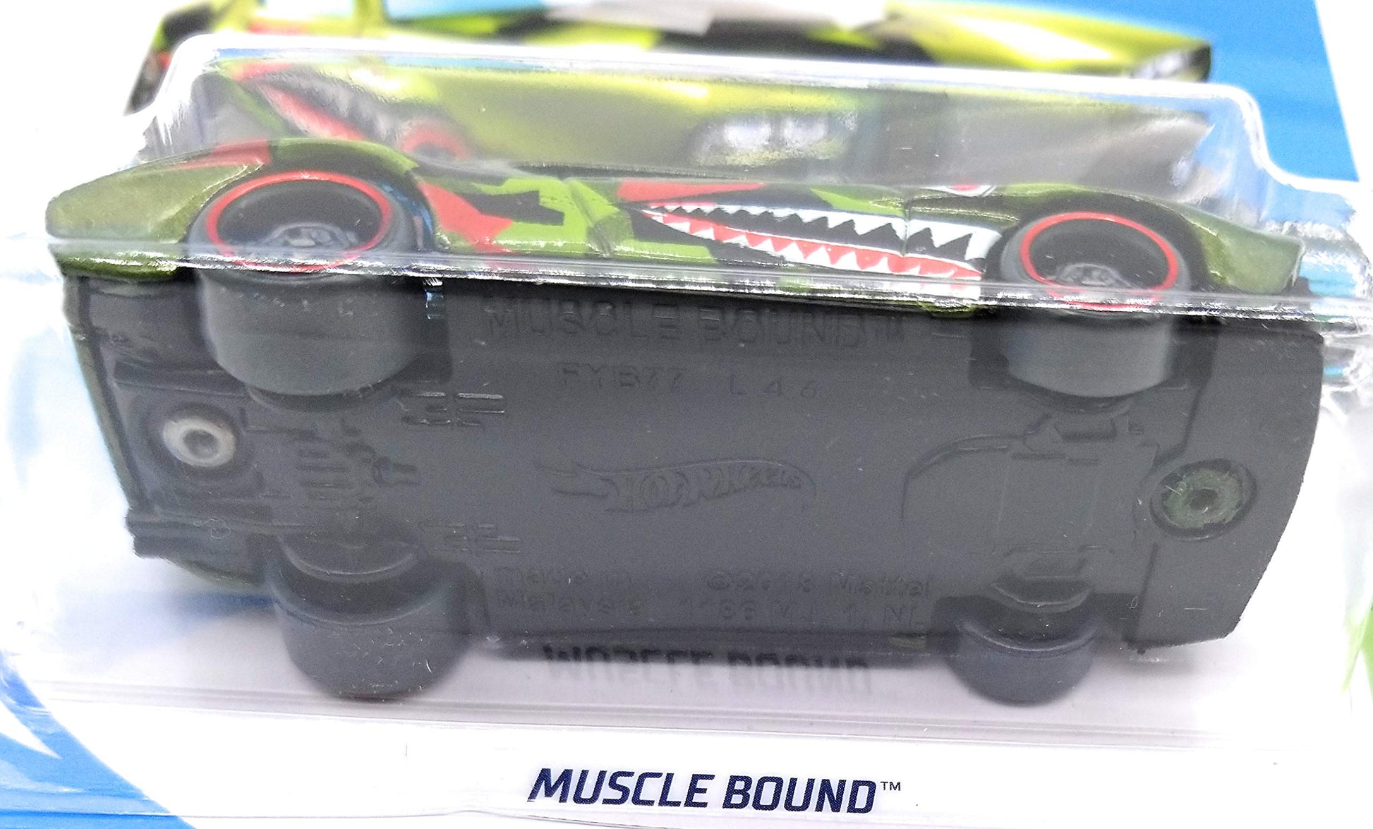 HOT Wheels 1:64 Scale Speed Blur 8/10, Green Muscle Bound 87/250