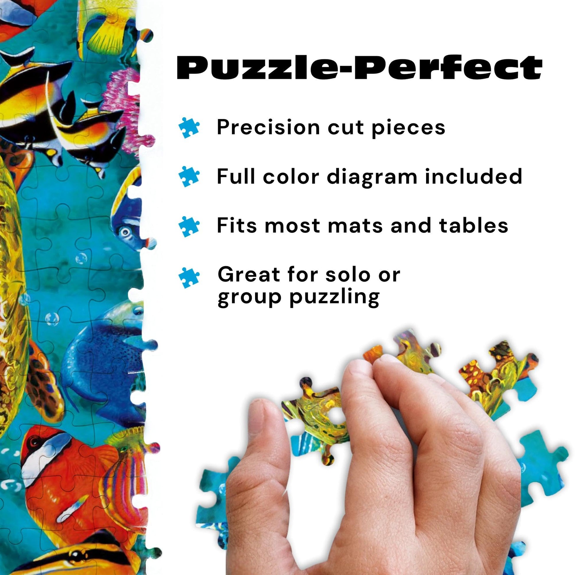 Buffalo Games - Tiny Bubbles Ocean - 300 Large Piece Puzzle for Adults